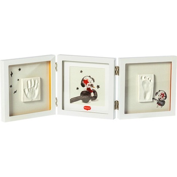 Tiny Love Рамка за 2 Отпечатъка и Снимка Tiny Love Tiny Creations, бяла рамка, 0м+ (Double Frame)