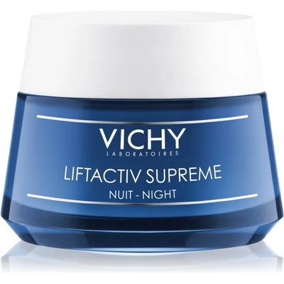 Vichy Liftactiv Supreme нощен стягащ и противобръчков крем с лифтинг ефект 50 мл