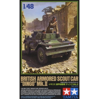 Tamiya British Armo Scout Car červená 1:48