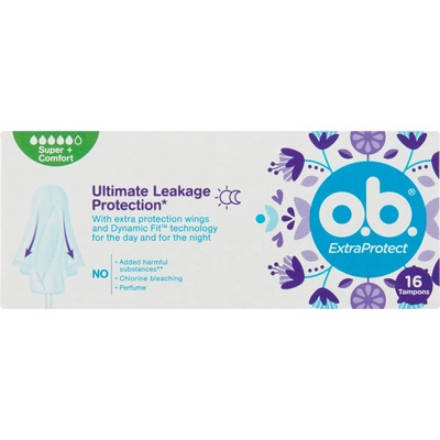 o.b. ExtraProtect Ultimate Leakage Protection Super+Comfort tampony 16 ks – Zboží Dáma