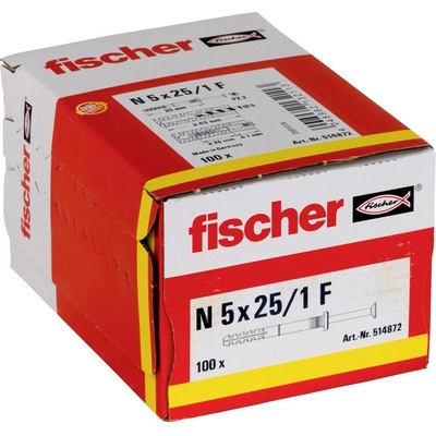 Fischer 514872 hřebíková hmoždinka 25 mm 5 mm 100 ks