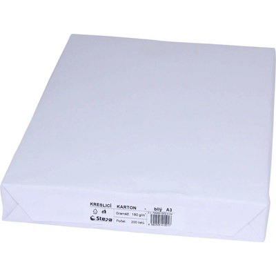 Karton kreslící A3 / 180g / 200 ks