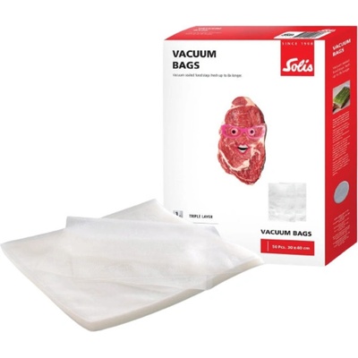 Solis Комплект вакуумни торби Solis - 50 броя, 30 x 40 cm, BPA Free (92264)