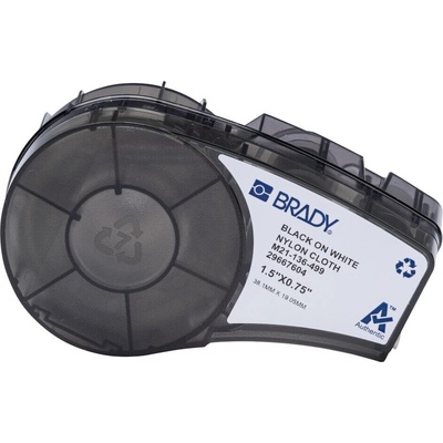 Brady M21-136-499 / 152093, 38.10 mm, Nylon, черно копиране / бял фон (152093)