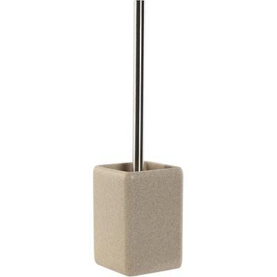 Item international Четка за тоалетна в кремав цвят, полирезин 9.5x9.5x36.5см (1621)