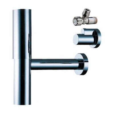 Hansgrohe Sifóny Designový sifón Flowstar s rohovými ventilmi, chróm 52120000-HG
