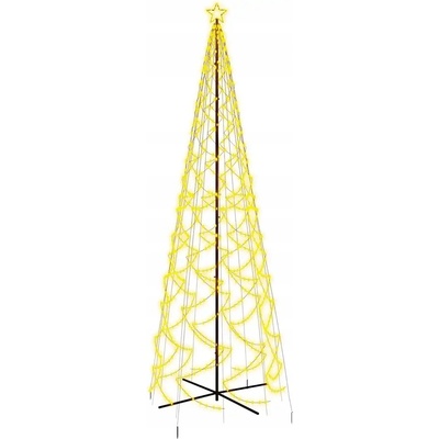 Shumee Vianočný stromček kužeľ modrý 1400 LED 160x500 cm