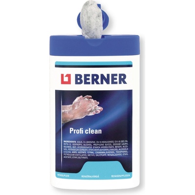 Berner 243447 Čisticí ubrousky Profi Clean 15 ks