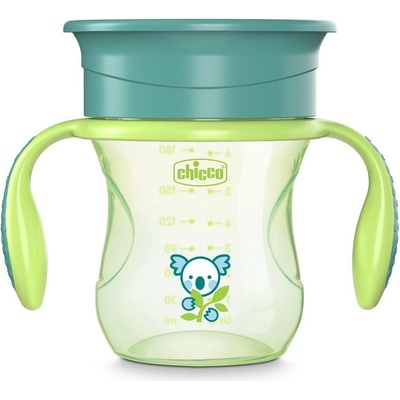 Chicco hrneček Perfect 360 s držadly 200 ml zelený V000943