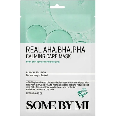 SOME BY MI Real AHA BHA PHA Calming Care Mask Upokojujúca maska s kyselinami 20 g