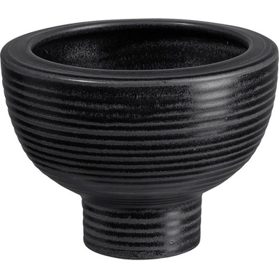 ASA Selection MIDORO Kameninový květináč 10 cm černý