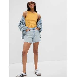 GAP Дънкови високи къси панталони GAP GAP | Sin | ЖЕНИ | XXS - zoot - 102,45 лв