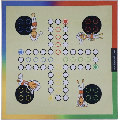 Hanse Home Aladinovo Člověče nezlob se + figurky a kostka Vícebarevná