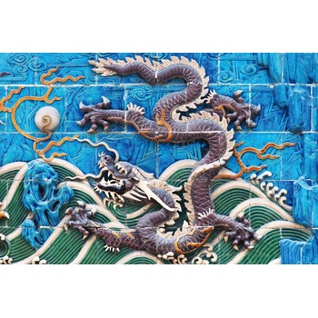 DIMEX ART s. r. o Флизелинов фототапет стена от дракони бейхай 375 x 250 см