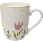 Kitchen goods ЧАША ПОРЦЕЛАН 874186 12х8.4х10см БЯЛА С ЛАЛЕ (874186)