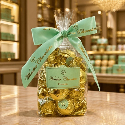 Windsor Chocolate Pistachio pralinky z horkej čokolády s pistáciovou náplňou 125 g