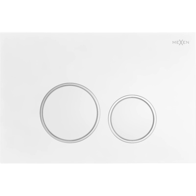 Mexen Fenix 05 бутон за промиване, бял мат - 600520 (600520)