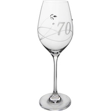 Swarovski Sklenice na víno s krystaly jubileum 70 360 ml