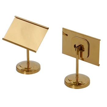 Image 1 of Horecano Serving Utencils - Информационна табелка за блок маса Gold (HC-931035) 194683-1 (01931035)