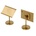 Horecano Serving Utencils - Информационна табелка за блок маса Gold (HC-931035) 194683-1 (01931035)