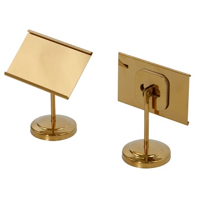 Horecano Serving Utencils - Информационна табелка за блок маса Gold (HC-931035) 194683-1 (01931035)