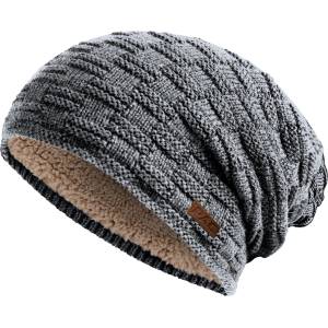P. A. C P. A. C. Мъжка зимна шапка (beanie) P. A. C. Towur Beanie - Grey - размер One Size (204-9416-0211)