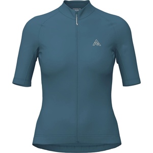 7mesh Дамска фланелка с къс ръкав за колоездене 7mesh Women's Atlas Jersey S/S Cycling jersey - Lake Blue (156-3086-0212)