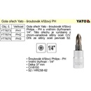 Yato 1/4" bit PH2