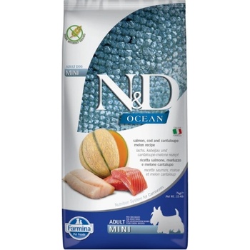 N&D Ocean Adult Mini cod, salmon and cantaloupe melon 7 kg