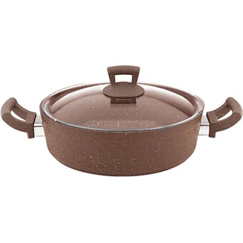 Haschever HR-GRANITE-КАФЯВО-Тенджера Ø26хh7, 5cm 3.9L ПЛИТКА (ETTCKK0426002) (0189311)