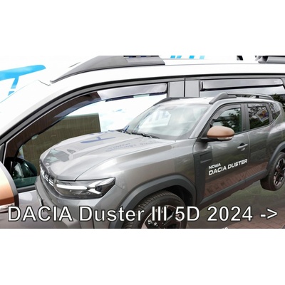 HEKO Plast Ofuky oken Dacia Duster 2024 přední+zadní | Zboží Auto