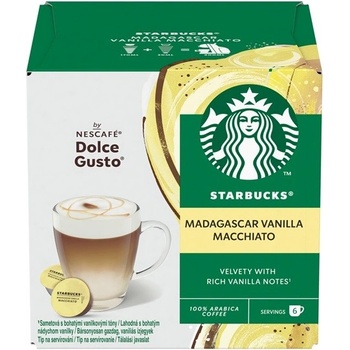 STARBUCKS Madagaskar Vanilla Latte Macchiato by NESCAFE DOLCE GUSTO Kávové kapsule 12 kapsúl