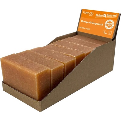 Friendly Soap Natural Soap Orange & Grapefruit натурален сапун 7x95 гр