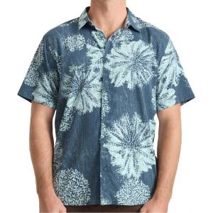 Roark Мъжка риза с копчета Roark Bless Up Shirt - Navy Pukpulko - размер XL (033-2936-0714)
