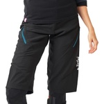 dirtlej Дамски шорти за колоездене dirtlej Women's Trailscout Summer Cycling bottoms - Black / Turq - размер XS (155-1186-0211)