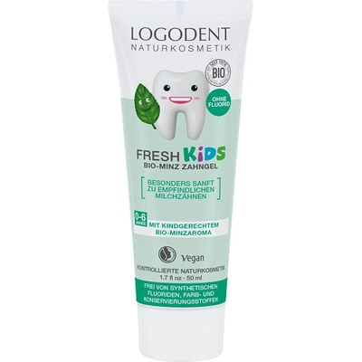 Logona Logodent Fresh Kids Zubní gel Bio Máta 50 ml