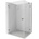 Mexen Lunar-B лява душ кабина 95 x 80 см, прозрачна, розово злато - 832-095-080-60-00-L (832-095-080-60-00-L)