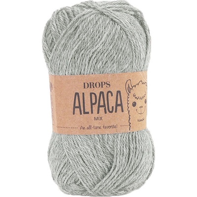 Příze DROPS Alpaca mix 0501 - světle šedá