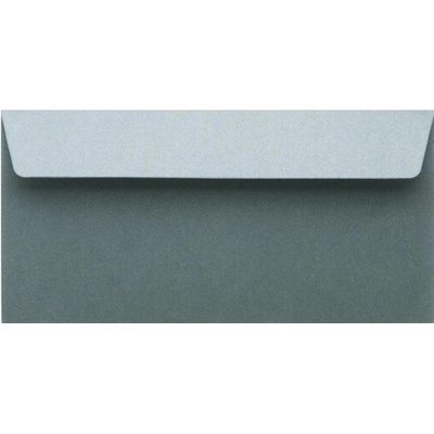 Metalická (perleťová) obálka tmavá zelená DL (110x220mm) PS