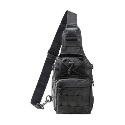 WARAGOD Soldat Assault S чанта тип кръстосано тяло, черна (WAR000502)