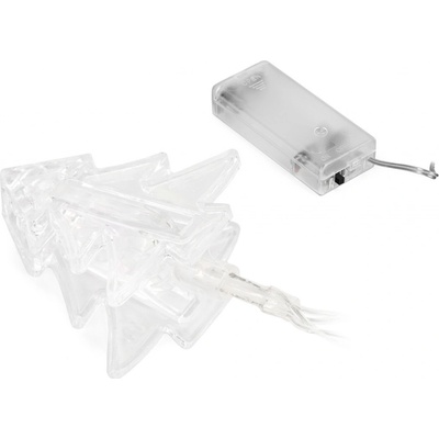 Bestent Svetielka na baterky drevené 10LED 1,65m teplá biela Snowflake