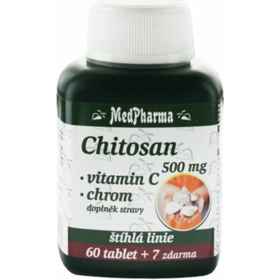 Medpharma Chitosan chrom vitamín C 67 tablet – Zboží Mobilmania