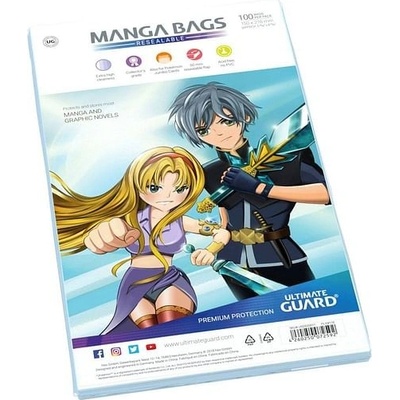Obaly na komiks MANGA 150 x 218 mm uzavíratelné (Ultimate Guard)