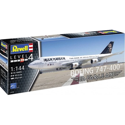 Revell Plastic ModelKit letadlo 03780 Boeing 747 400 Ed Force One 1:144