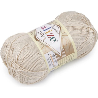 Pletací příze Alize Diva 100 g Varianta: 2 (383) béžová světlá, Balení: 1 ks 55746/140783/257089