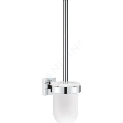 GROHE QuickFix Start Cube WC kefa nástenná s držiakom sklo chróm 40977000