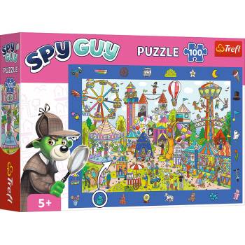 Image 1 of Trefl - Puzzle Spy Guy Amusement Park - 100 piese