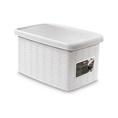 STEFANPLAST Úložný box Elegance 5,5 l bílý