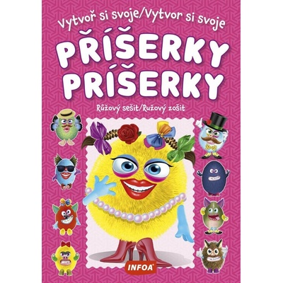 Vytvor si svoje príšerky / Ružový zošit + samolepky