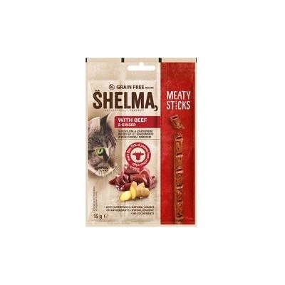 Shelma Sticks s hovädziem a zázvorem GF 15 g
